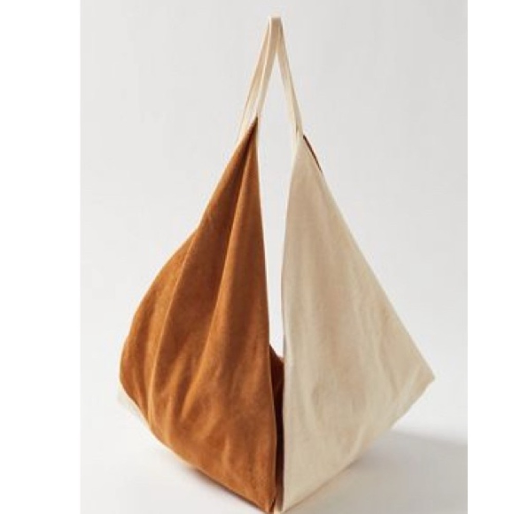Urban Outfitters Origami Tan and Cream Tote Bag